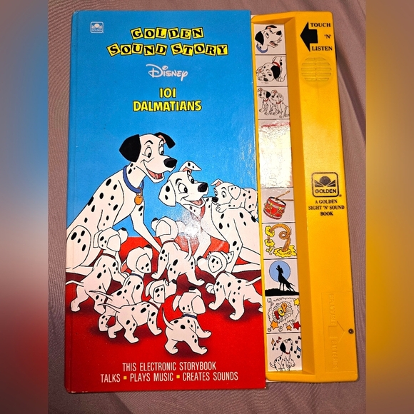 DISNEY 101 DALMATIANS Golden Sound Story Ronald Kidd 1991 Hardcover SightN'Sound - Picture 1 of 5